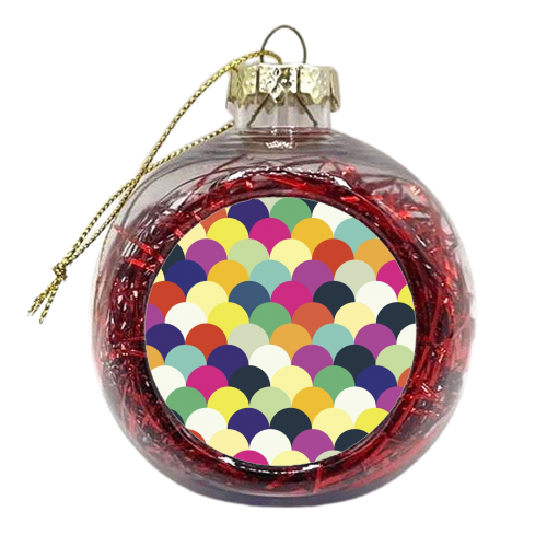Colorful Circles  - xmas bauble by Amir Faysal