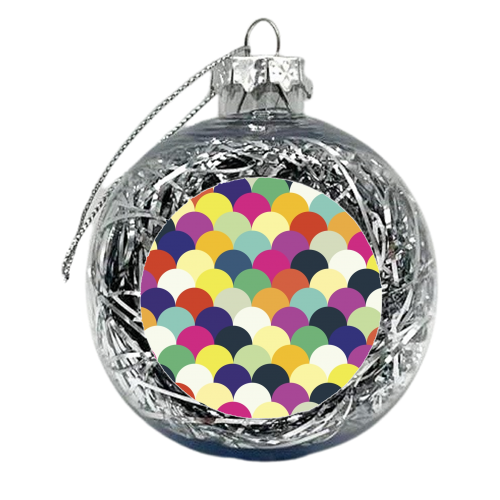 Colorful Circles  - xmas bauble by Amir Faysal