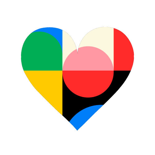 Colorful Classic Bauhaus - Magnet by EZbie