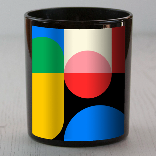 Colorful Classic Bauhaus - scented candle by EZbie