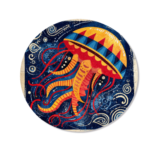 Colorful Jellyfish - Magnet by DejaReve