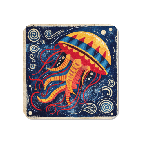 Colorful Jellyfish - Magnet by DejaReve