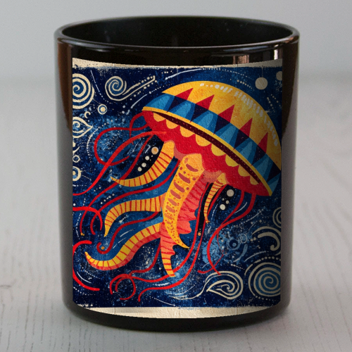 Colorful Jellyfish - scented candle by DejaReve