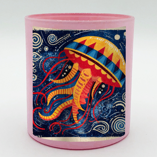 Colorful Jellyfish - scented candle by DejaReve