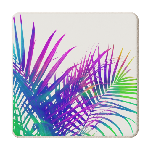 Colorful Palm - personalised beer coaster by Uma Prabhakar Gokhale