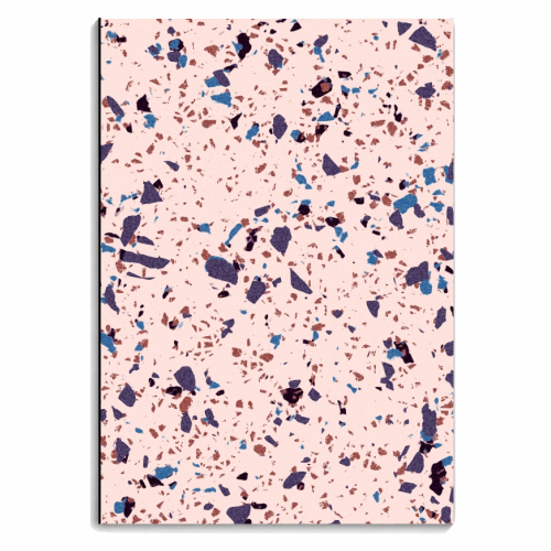 Colorful Terazzo - personalised A4, A5, A6 notebook by Kaleiope Studio