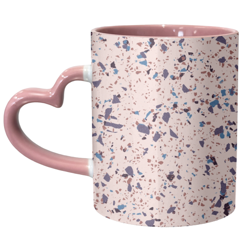 Colorful Terazzo - unique mug by Kaleiope Studio