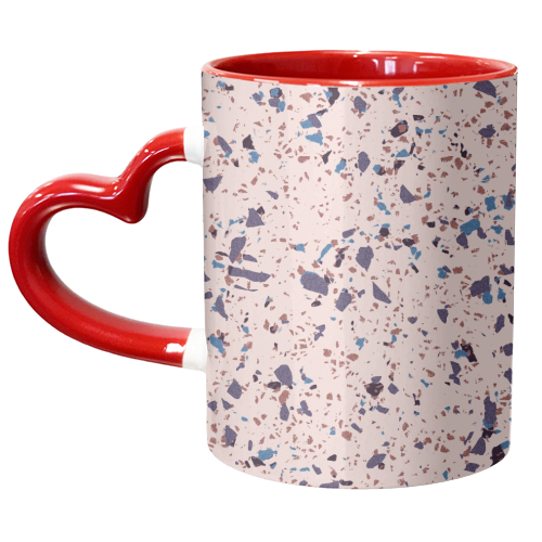 Colorful Terazzo - unique mug by Kaleiope Studio