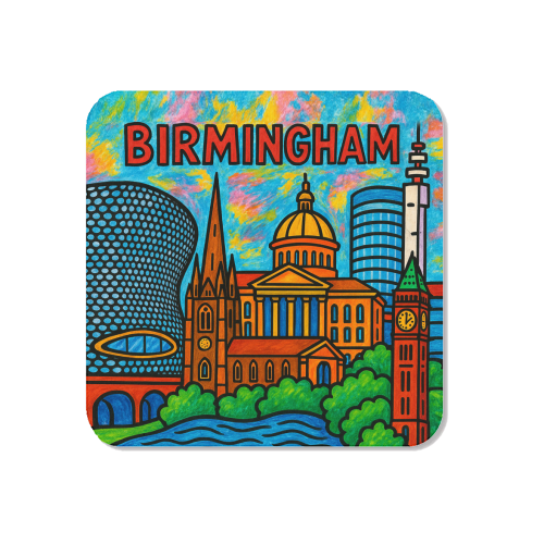 Colour Pencil Birmingham - Magnet by Ms Doodle