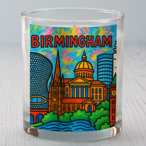 Colour Pencil Birmingham - scented candle by Ms Doodle