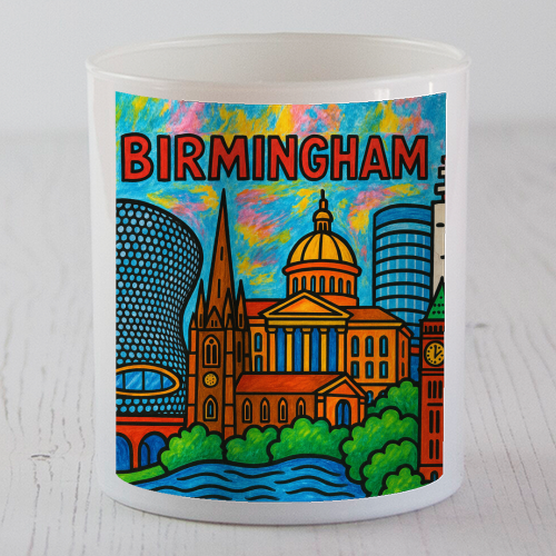 Colour Pencil Birmingham - scented candle by Ms Doodle