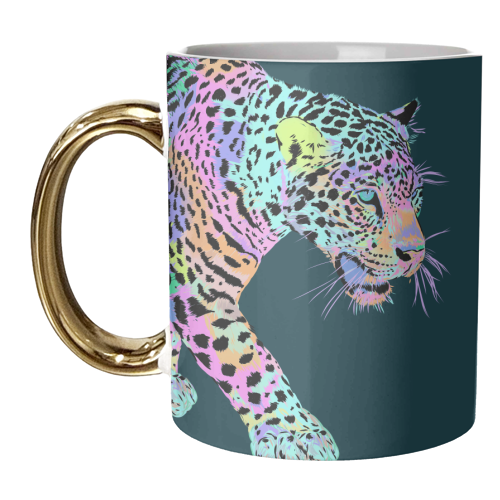 COLOUR POP LEOPARD - unique mug by PEARL & CLOVER
