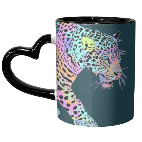 COLOUR POP LEOPARD - unique mug by PEARL & CLOVER