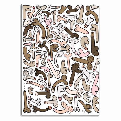 Coloured In Cock Doodles - personalised A4, A5, A6 notebook by Adam Regester