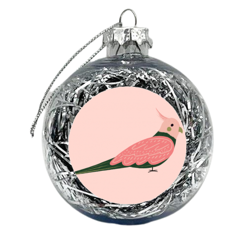 Colourful Cockatiel - xmas bauble by Ella Seymour
