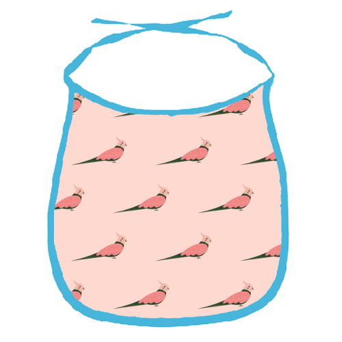 Colourful Cockatiel - funny baby bib by Ella Seymour