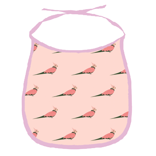 Colourful Cockatiel - funny baby bib by Ella Seymour