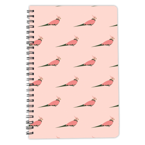 Colourful Cockatiel - personalised A4, A5, A6 notebook by Ella Seymour