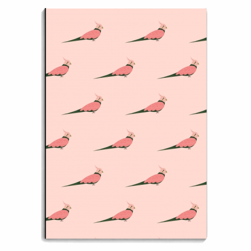 Colourful Cockatiel - personalised A4, A5, A6 notebook by Ella Seymour