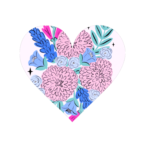 Colourful Pastel Boho Floral Art - Magnet by Natalie Rodrigues