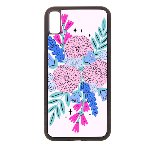 Colourful Pastel Boho Floral Art - stylish phone case by Natalie Rodrigues
