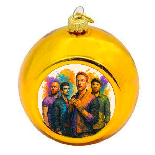 ColourPlay - colourful christmas bauble by Ms Doodle