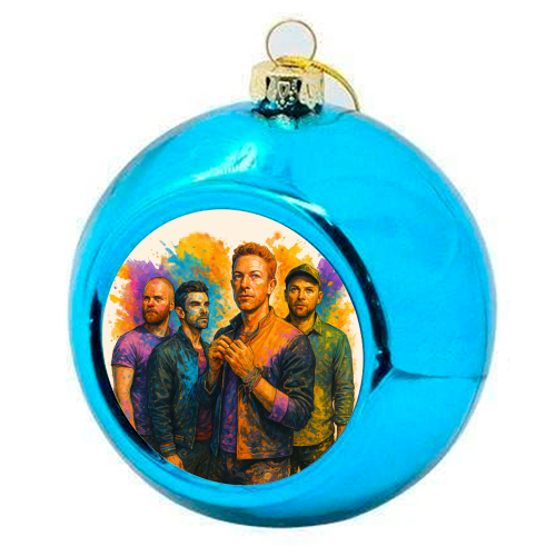 ColourPlay - colourful christmas bauble by Ms Doodle