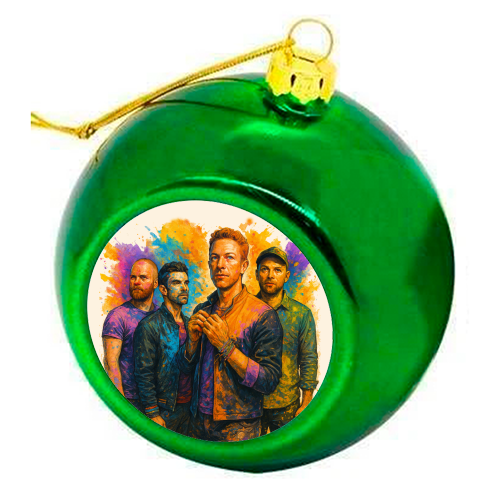 ColourPlay - colourful christmas bauble by Ms Doodle