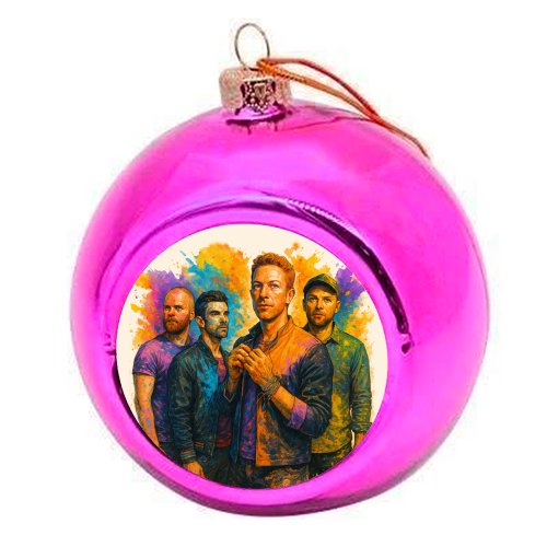 ColourPlay - colourful christmas bauble by Ms Doodle