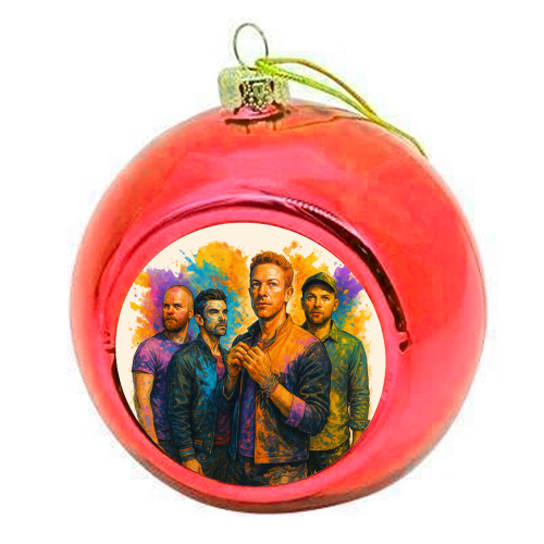 ColourPlay - colourful christmas bauble by Ms Doodle