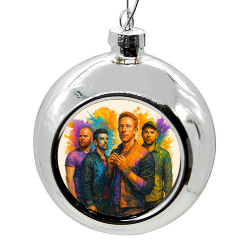 ColourPlay - colourful christmas bauble by Ms Doodle