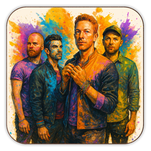 ColourPlay - personalised beer coaster by Ms Doodle