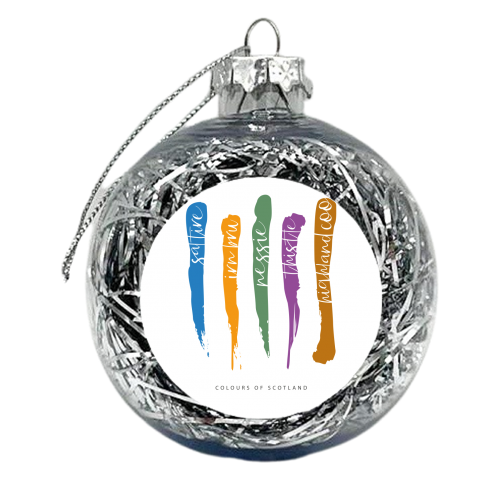 COLOURS OF SCOTLAND - xmas bauble by The Boy and the Bear