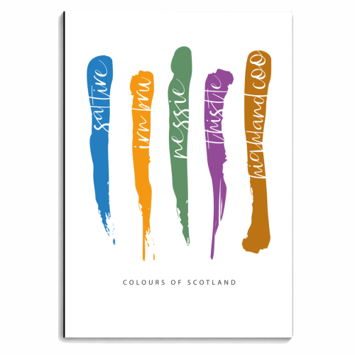 COLOURS OF SCOTLAND - personalised A4, A5, A6 notebook by The Boy and the Bear