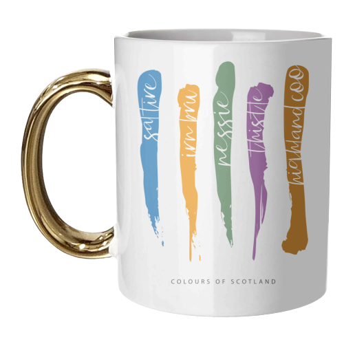 COLOURS OF SCOTLAND - unique mug by The Boy and the Bear