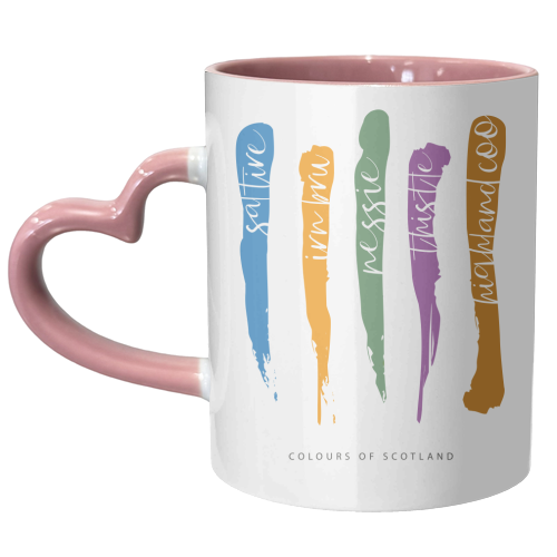 COLOURS OF SCOTLAND - unique mug by The Boy and the Bear