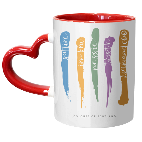 COLOURS OF SCOTLAND - unique mug by The Boy and the Bear