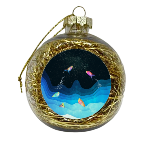 Come to reach the stars - xmas bauble by DejaReve