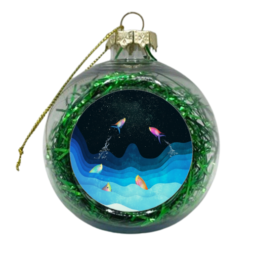 Come to reach the stars - xmas bauble by DejaReve