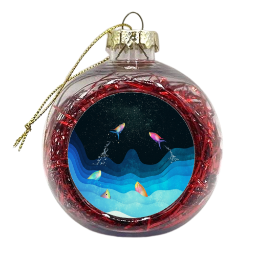 Come to reach the stars - xmas bauble by DejaReve