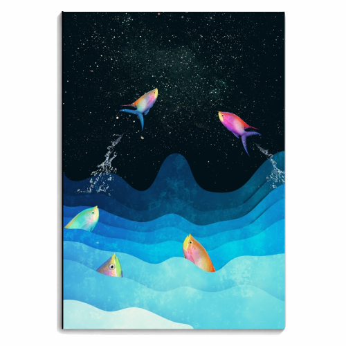 Come to reach the stars - personalised A4, A5, A6 notebook by DejaReve