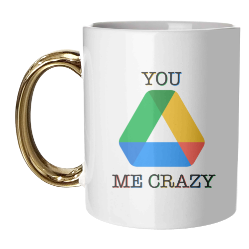 Computer Tech Funny Pun Design - unique mug by Lisa Wardle