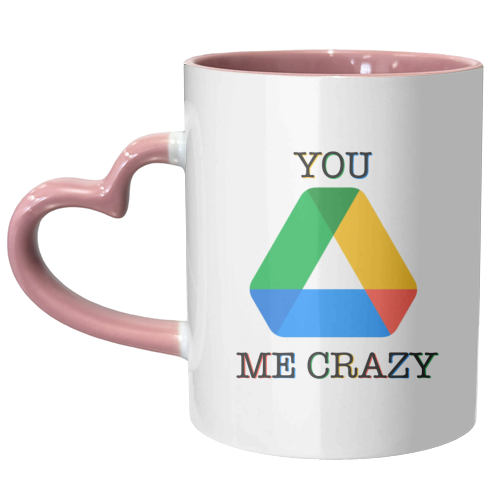 Computer Tech Funny Pun Design - unique mug by Lisa Wardle
