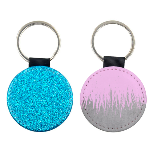 Concrete Fringe Blush - keyring by Emeline Tate