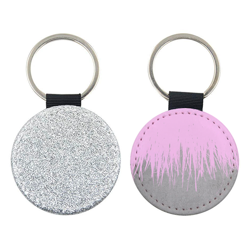 Concrete Fringe Blush - keyring by Emeline Tate