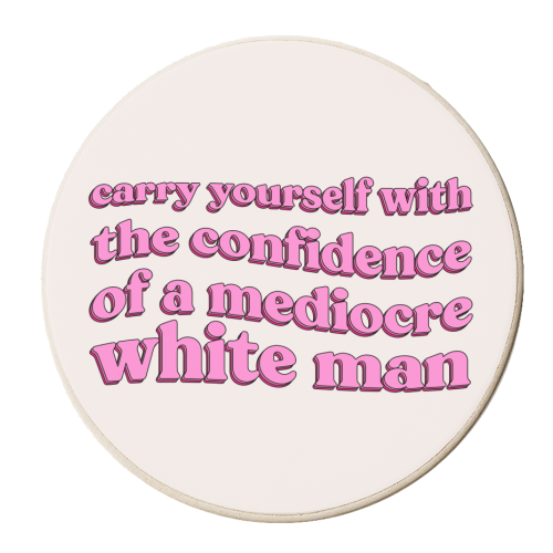 Confidence - personalised beer coaster by Pink and Pip