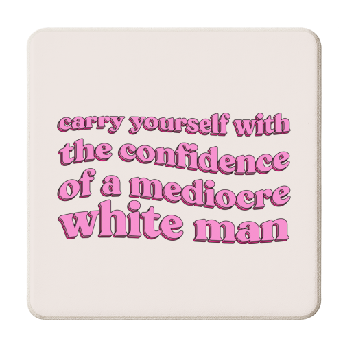 Confidence - personalised beer coaster by Pink and Pip