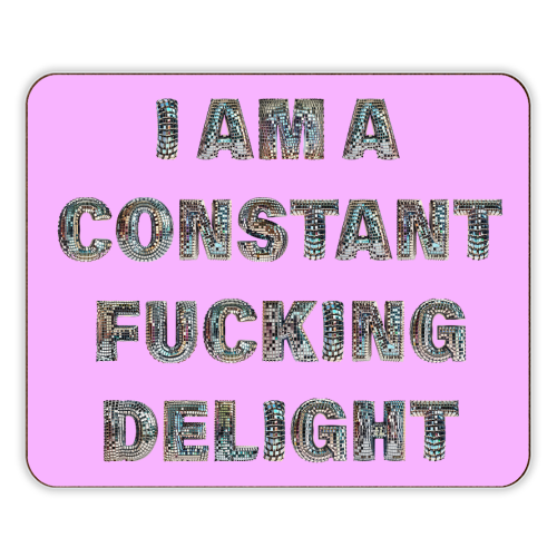 CONSTANT DELIGHT - designer placemat by Ms Doodle