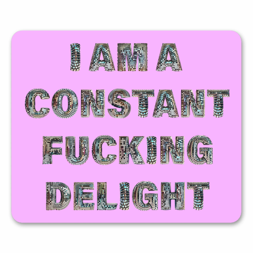 CONSTANT DELIGHT - mouse mat by Ms Doodle