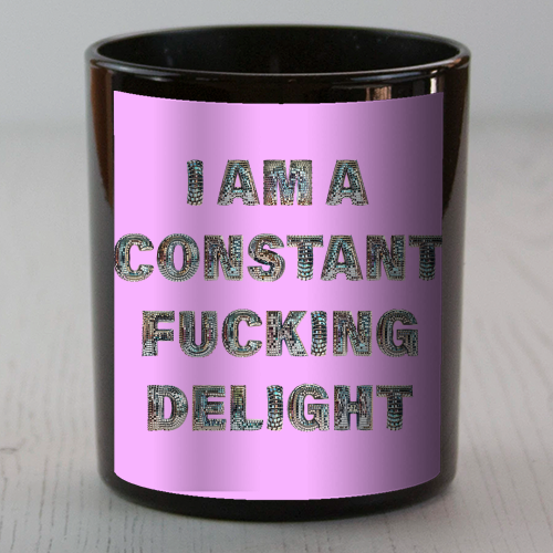 CONSTANT DELIGHT - scented candle by Ms Doodle